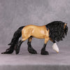 Leo OOAK Dappled Buckskin Irish Cob By Angela Marleau HS24