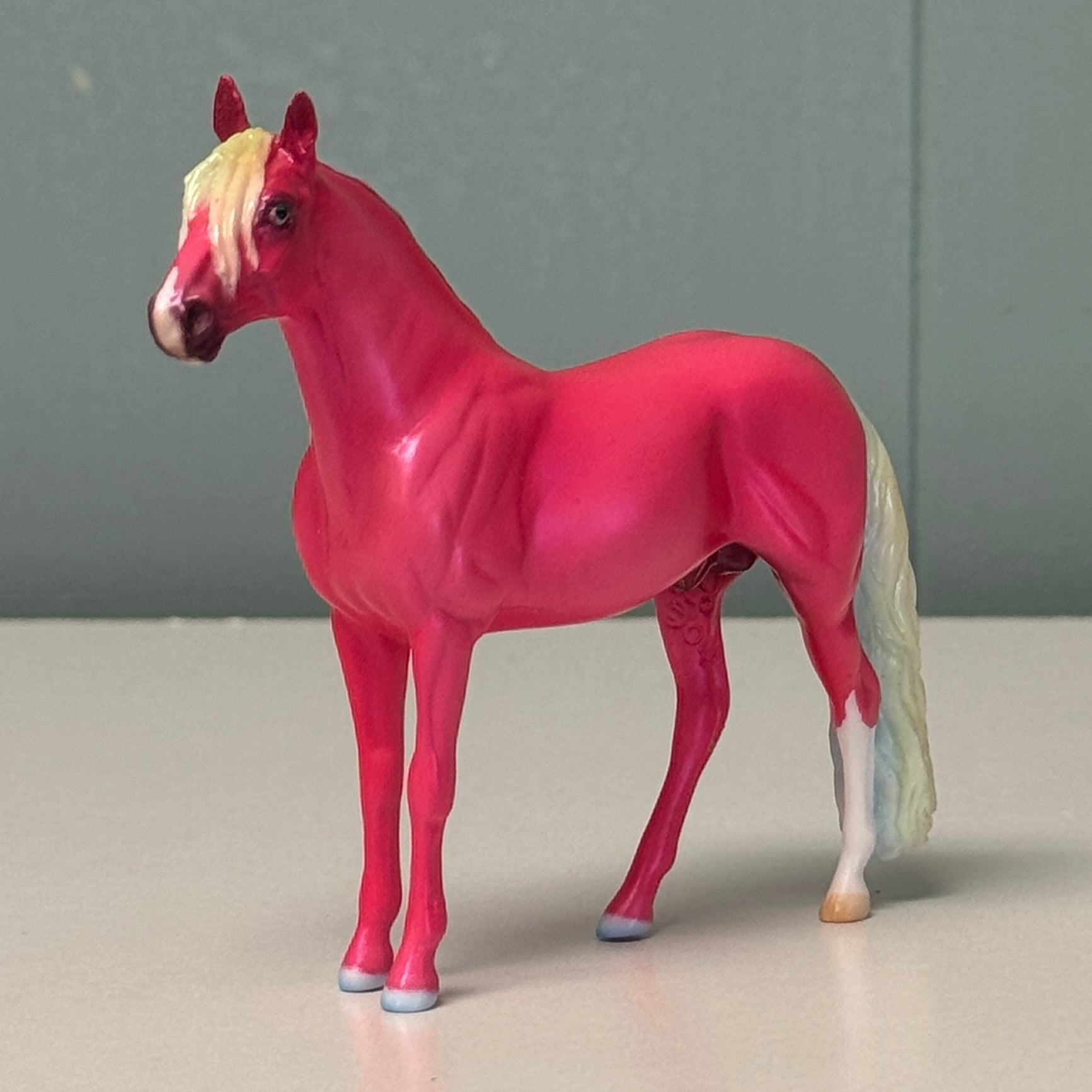 Sublime! Run LE-45 Deco Pink &amp; Pastel Rainbow Andalusian Chip By Ellen Robbins and Ashley Palmer