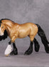 Leo OOAK Dappled Buckskin Irish Cob By Angela Marleau HS24
