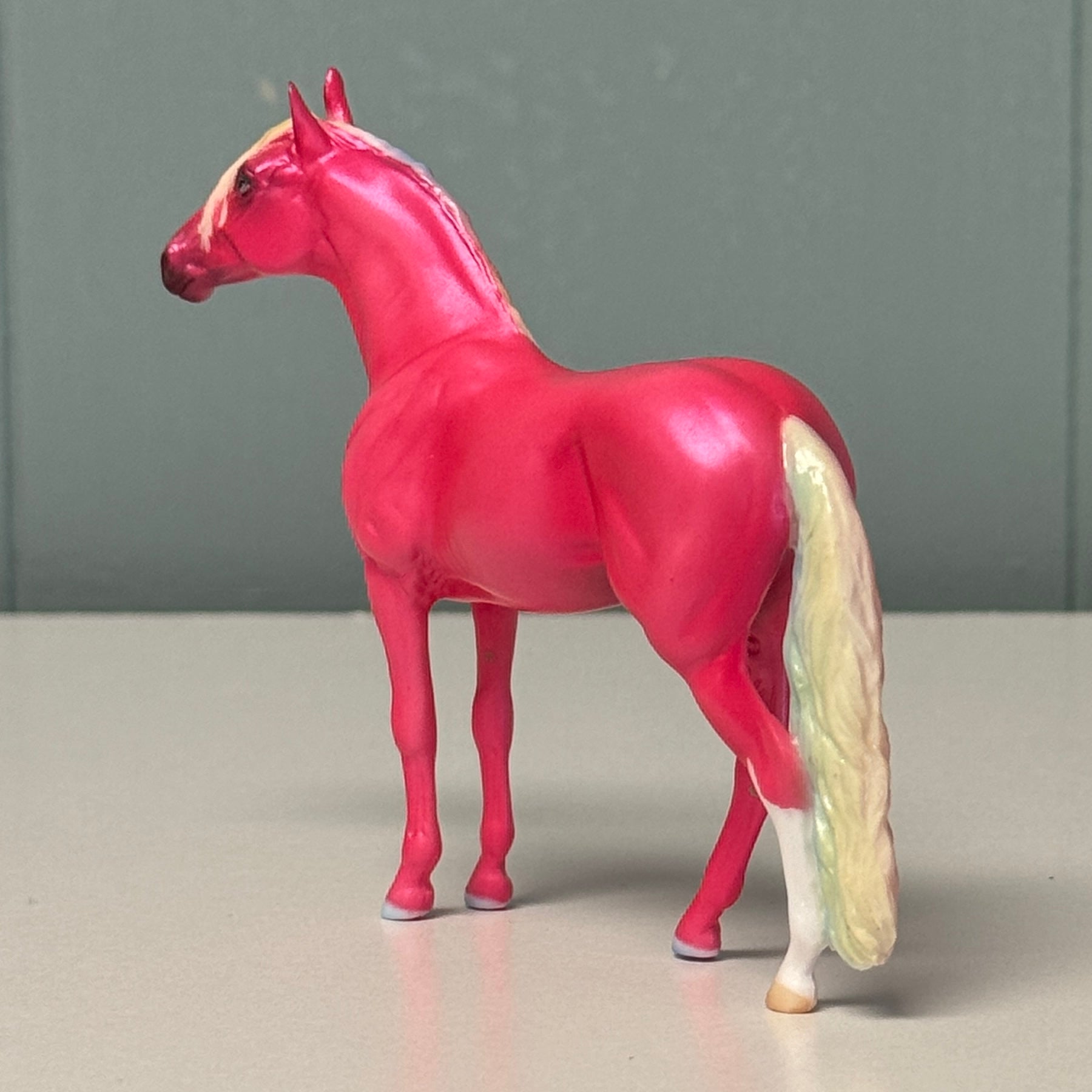 Sublime! Run LE-45 Deco Pink &amp; Pastel Rainbow Andalusian Chip By Ellen Robbins and Ashley Palmer