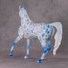 Hot N Cold (Set of Two) OOAK Blue, Red &amp; Orange Pearl Leopard Appaloosa Arab Mares By Ellen Robbins HS24