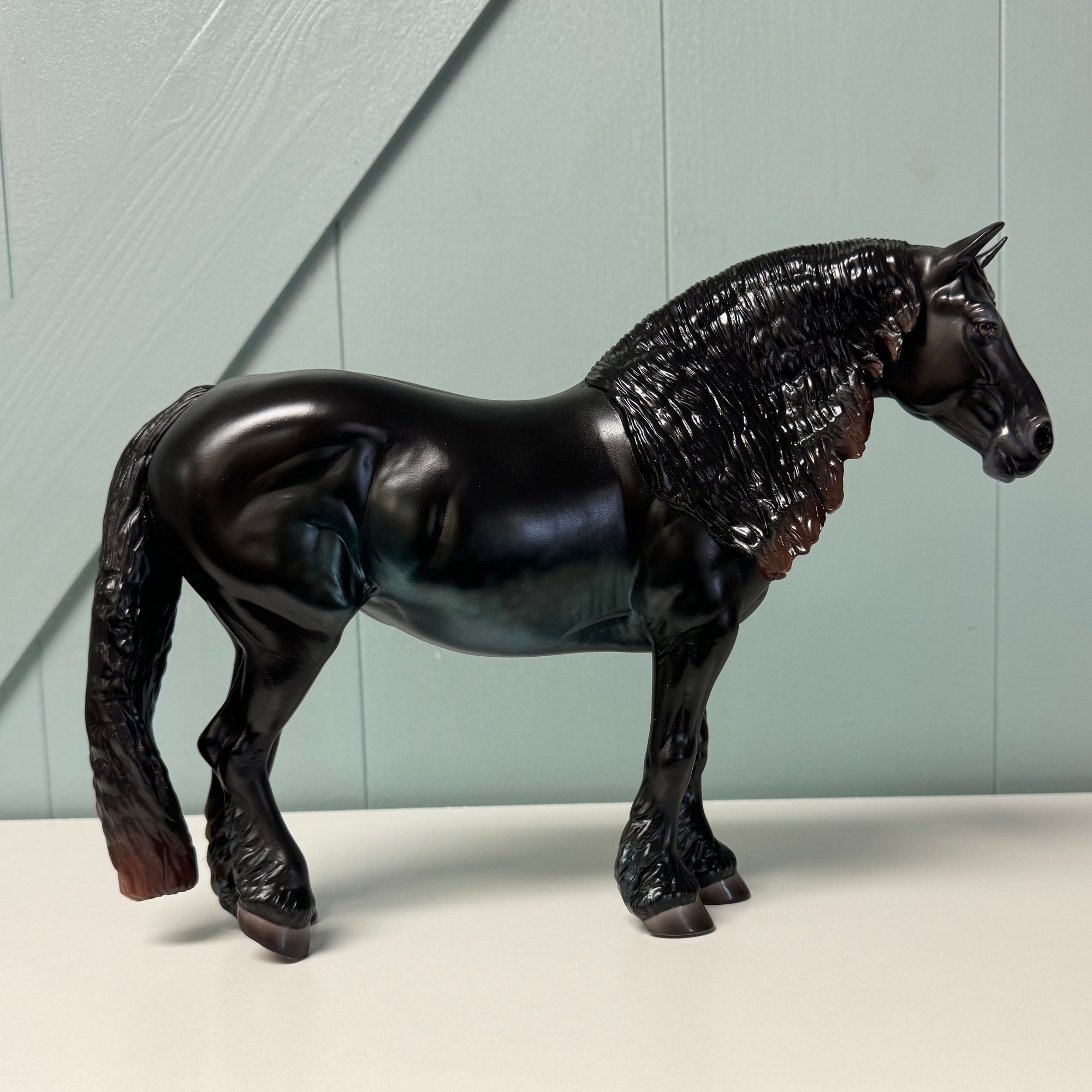 Mother Goethel - LE 15 Deco Black Custom Heavy Draft Mare By Ashley Palmer Fairy Tale Series - Pre Order - FTL24