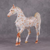 Hot N Cold (Set of Two) OOAK Blue, Red &amp; Orange Pearl Leopard Appaloosa Arab Mares By Ellen Robbins HS24