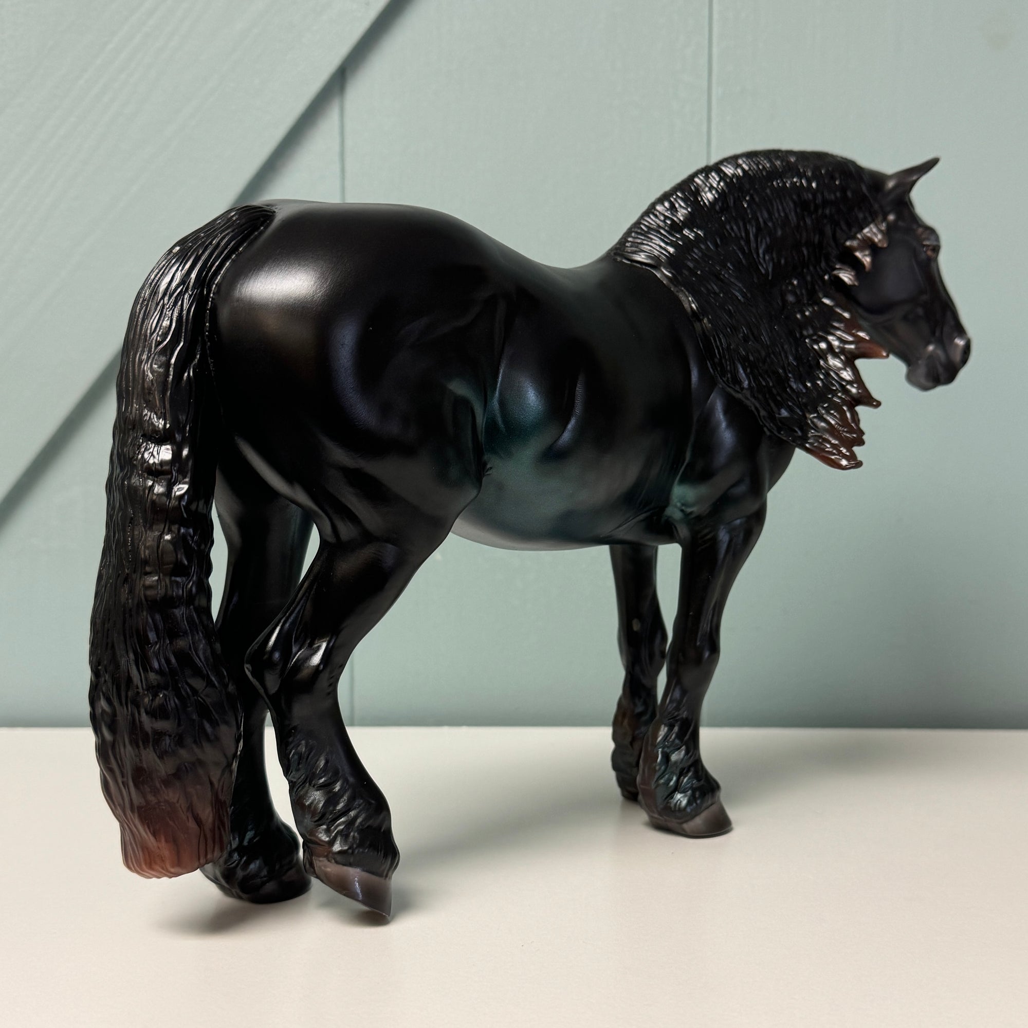 Mother Goethel - LE 12 Deco Black Custom Heavy Draft Mare By Ashley Palmer Fairy Tale Series - Pre Order - FTL24