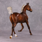 Girlfriend OOAK Dapple Chestnut W/ Flaxen Mane & Tail by Julie Kiem HS24