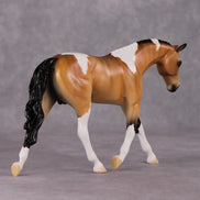 Small Chance OOAK Brindle Tobiano Warmblood Pebble By Ellen Robbins HS24