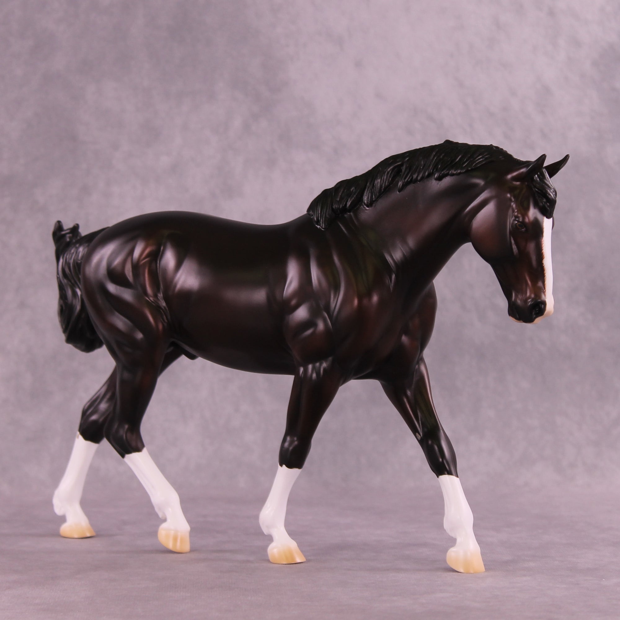 Chocolate Ganache OOAK FCM Irish Draught by Ashley Palmer DDOOAKs25