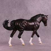 Chocolate Ganache OOAK FCM Irish Draught by Ashley Palmer DDOOAKs25