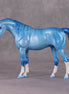 Icicle OOAK Blue Sparkle Holographic Brindle Deco Arabian Pebble By Ellen Robbins HS24