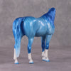 Icicle OOAK Blue Sparkle Holographic Brindle Deco Arabian Pebble By Ellen Robbins HS24