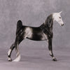 Myrrh OOAK Dapple Dark Grey Saddlebred Pebble By Ellen Robbins HS24
