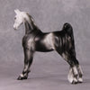 Myrrh OOAK Dapple Dark Grey Saddlebred Pebble By Ellen Robbins HS24