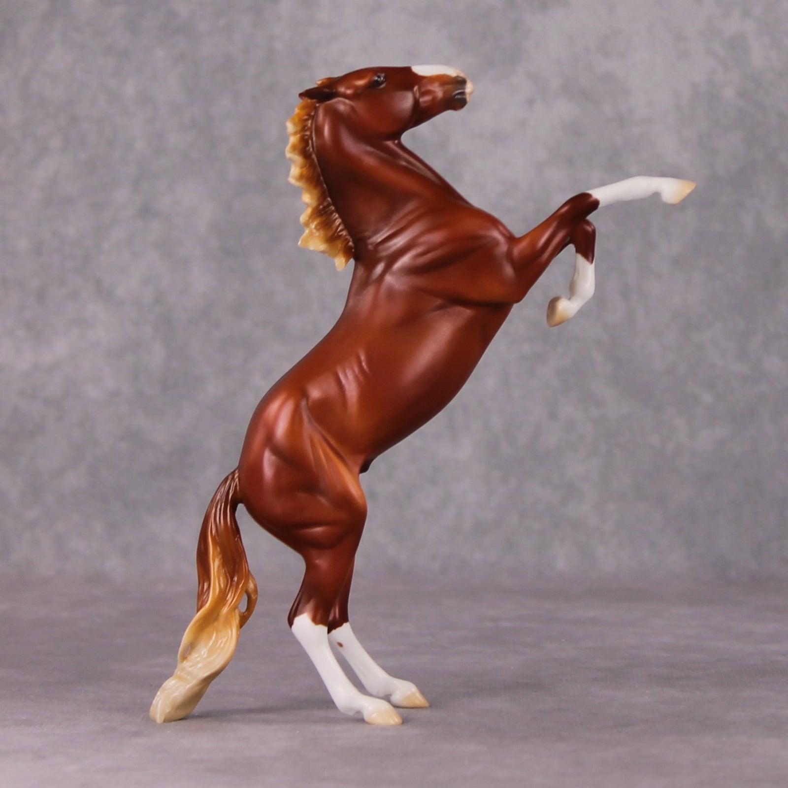 Frankincense OOAK Chestnut Rearing Pebble By Ellen Robbins HS24