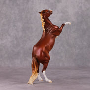 Frankincense OOAK Chestnut Rearing Pebble By Ellen Robbins HS24