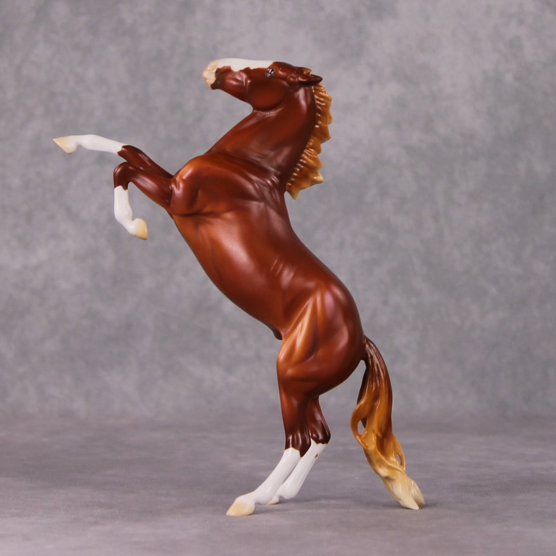 Frankincense OOAK Chestnut Rearing Pebble By Ellen Robbins HS24