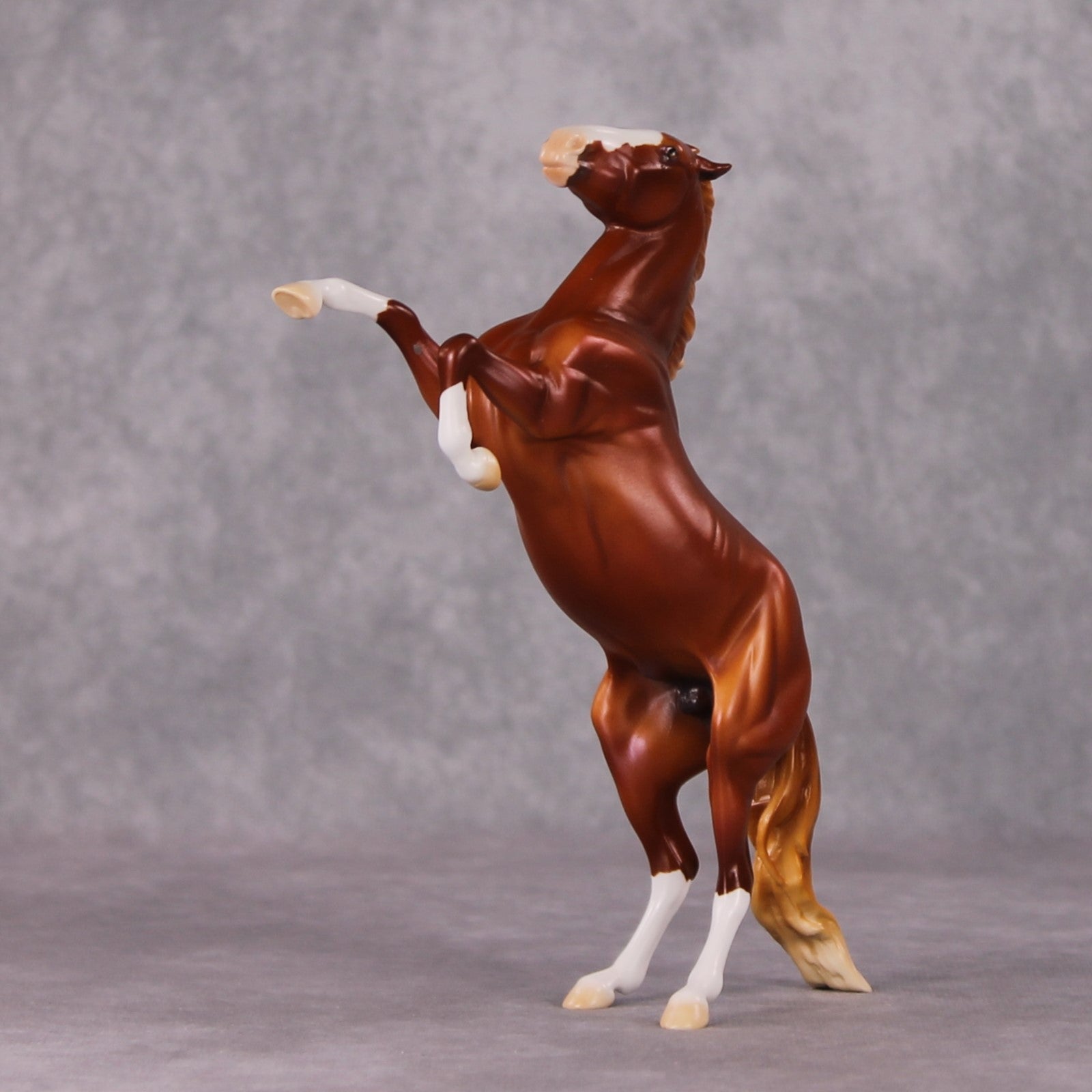 Frankincense OOAK Chestnut Rearing Pebble By Ellen Robbins HS24