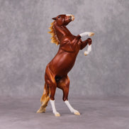 Frankincense OOAK Chestnut Rearing Pebble By Ellen Robbins HS24