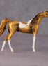Shimmer OOAK Gold Tobiano Deco Arabian Chip by Jamie Adamson HS24