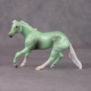 Holly OOAK Shaded Green Deco Cutter Chip by Jamie Adamson HS24