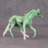 Holly OOAK Shaded Green Deco Cutter Chip by Jamie Adamson HS24