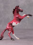 Cranberry OOAK Shaded Red Pinto Deco Rearing Chip by Jamie Adamson HS24