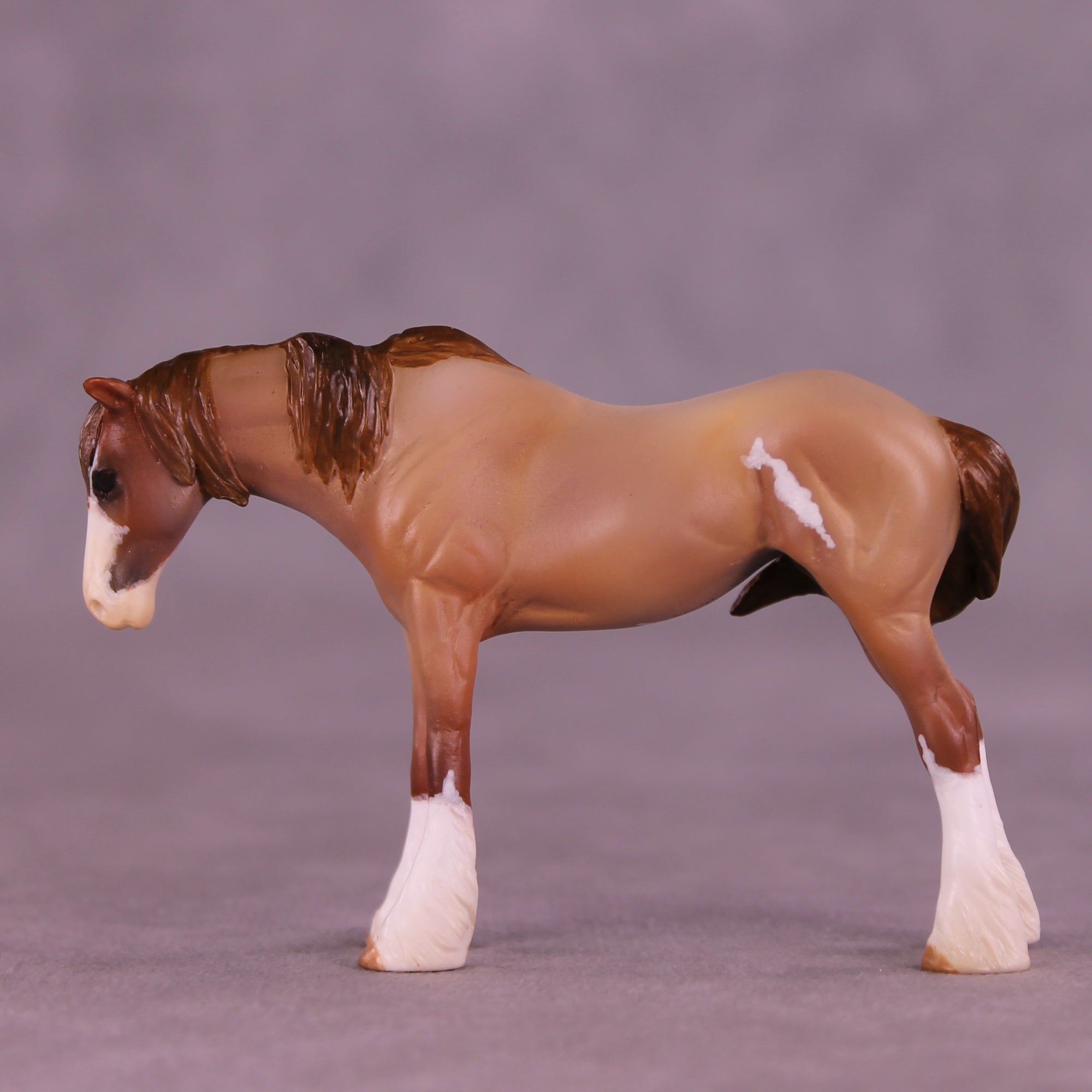 The Quiet Corn OOAK EFCM Chip Standing Drafter by Kristen Cermele GS1225