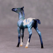 Turk OOAK Turquoise Appaloosa Deco Foal Chip by Jamie Adamson HS24