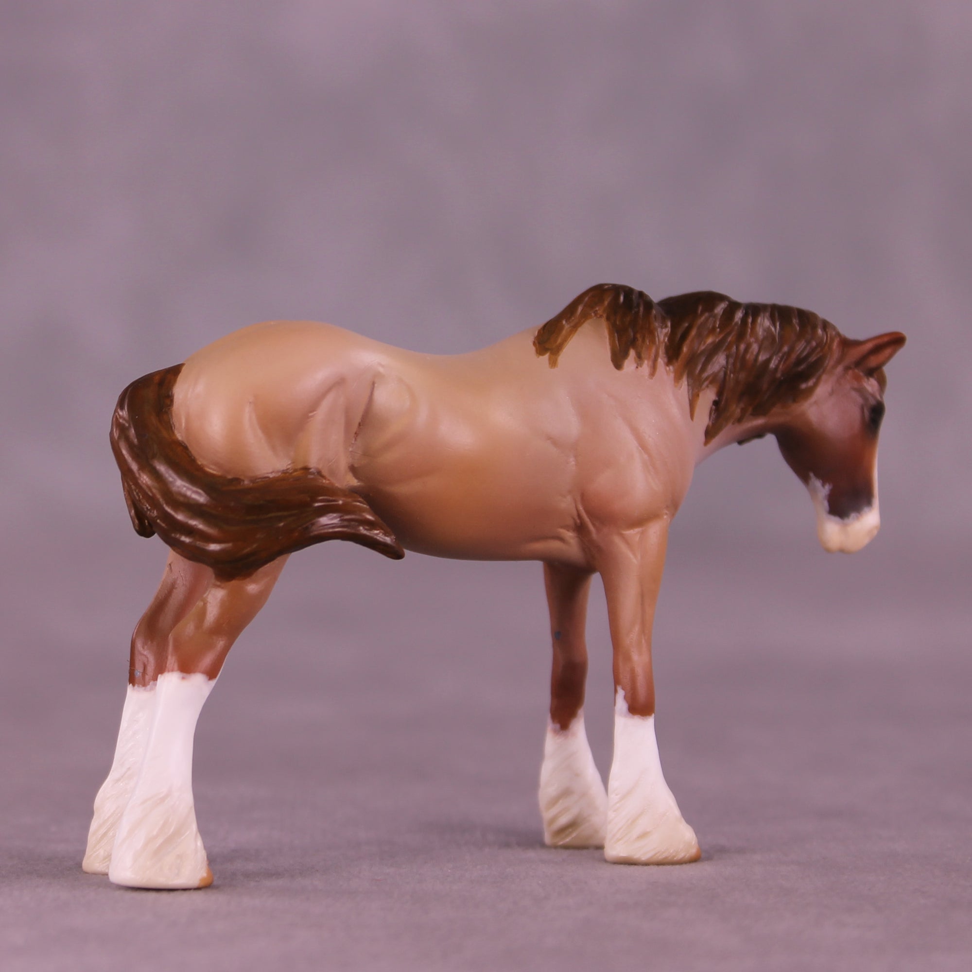 The Quiet Corn OOAK EFCM Chip Standing Drafter by Kristen Cermele GS1225