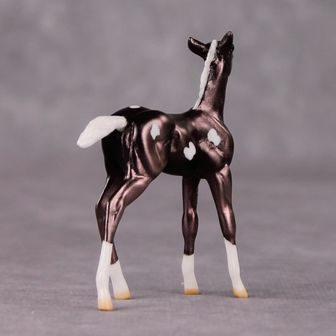 Tot OOAK Metallic Deco Foal Chip by Jamie Adamson HS24
