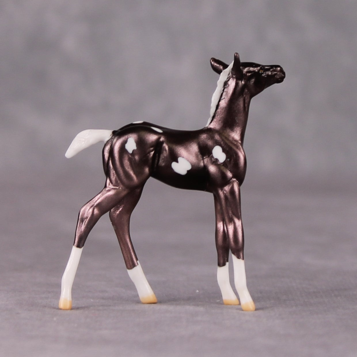 Tot OOAK Metallic Deco Foal Chip by Jamie Adamson HS24
