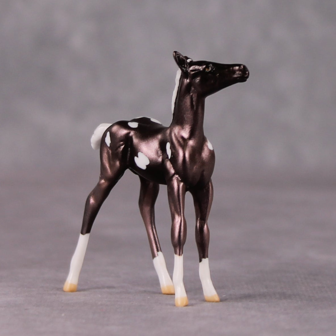 Tot OOAK Metallic Deco Foal Chip by Jamie Adamson HS24
