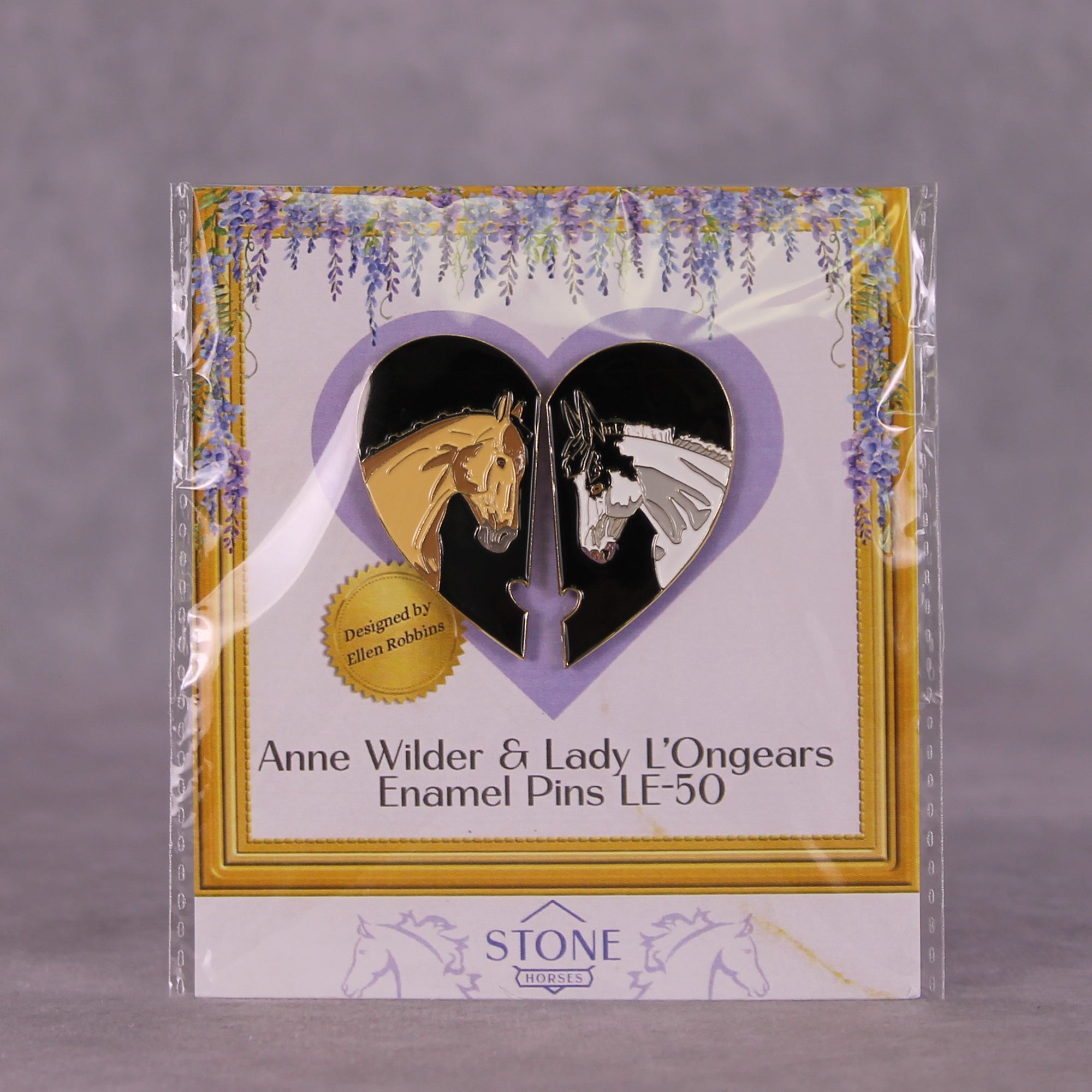 Dappledown Soirée Anne &amp; Lily Best Friends Enamel Pin Set LE-50 EQ25