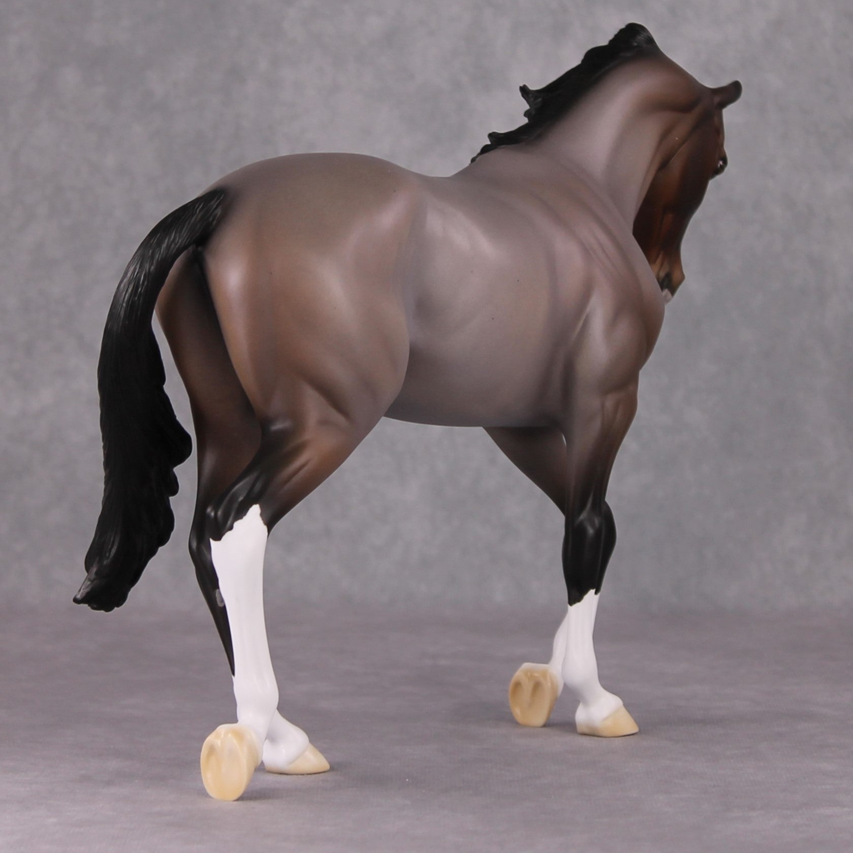 Just One Thing OOAK Bay Roan Thoroughbred By Ellen Robbins HS24