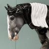 Pochade OOAK Dappled Grey Tobiano Irish Cob By Dawn Quick EQ24