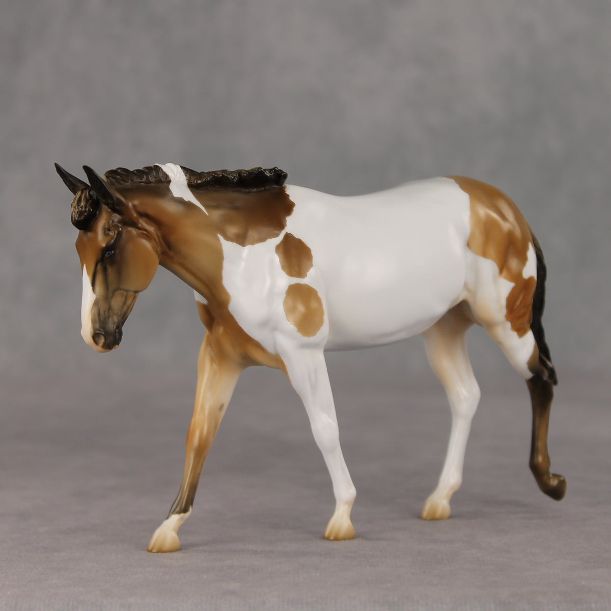 Pot Pie OOAK FCM Pebble Mule by Stephanie Blaylock & The Stone Horses Team GS26
