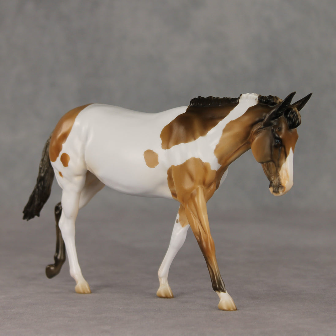 Pot Pie OOAK FCM Pebble Mule by Stephanie Blaylock & The Stone Horses Team GS26