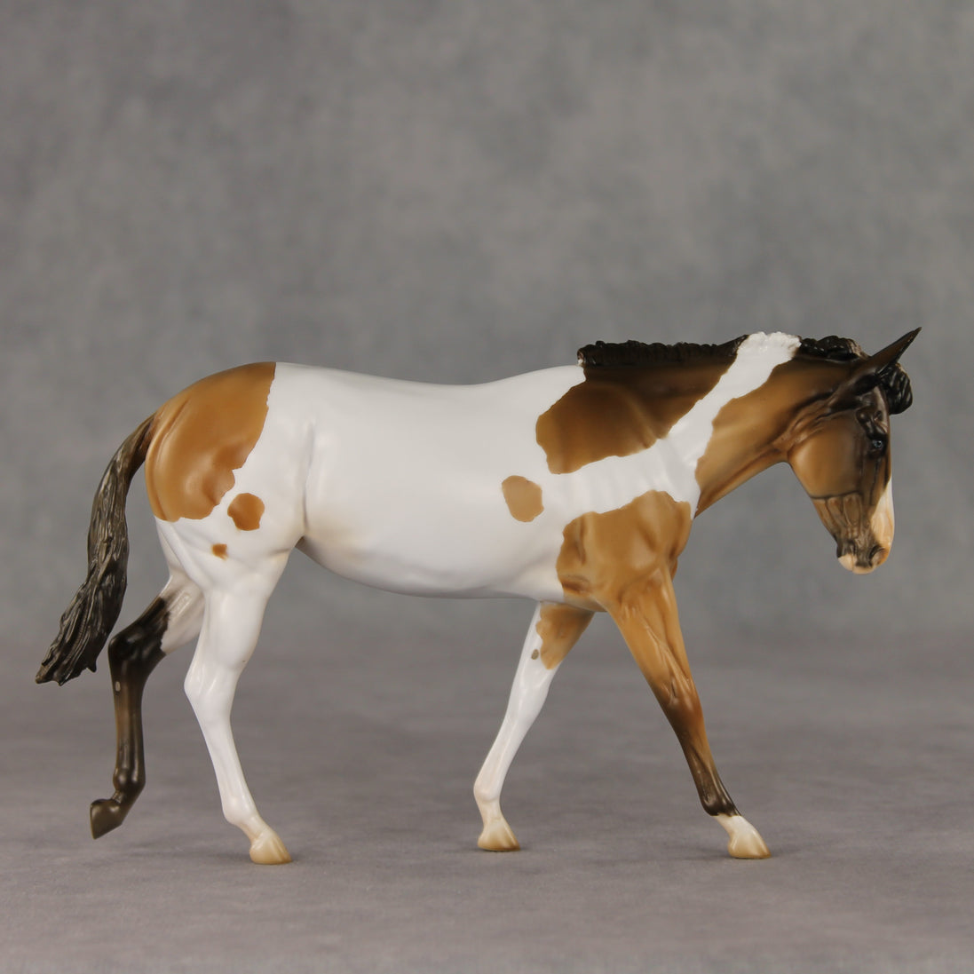 Pot Pie OOAK FCM Pebble Mule by Stephanie Blaylock & The Stone Horses Team GS26
