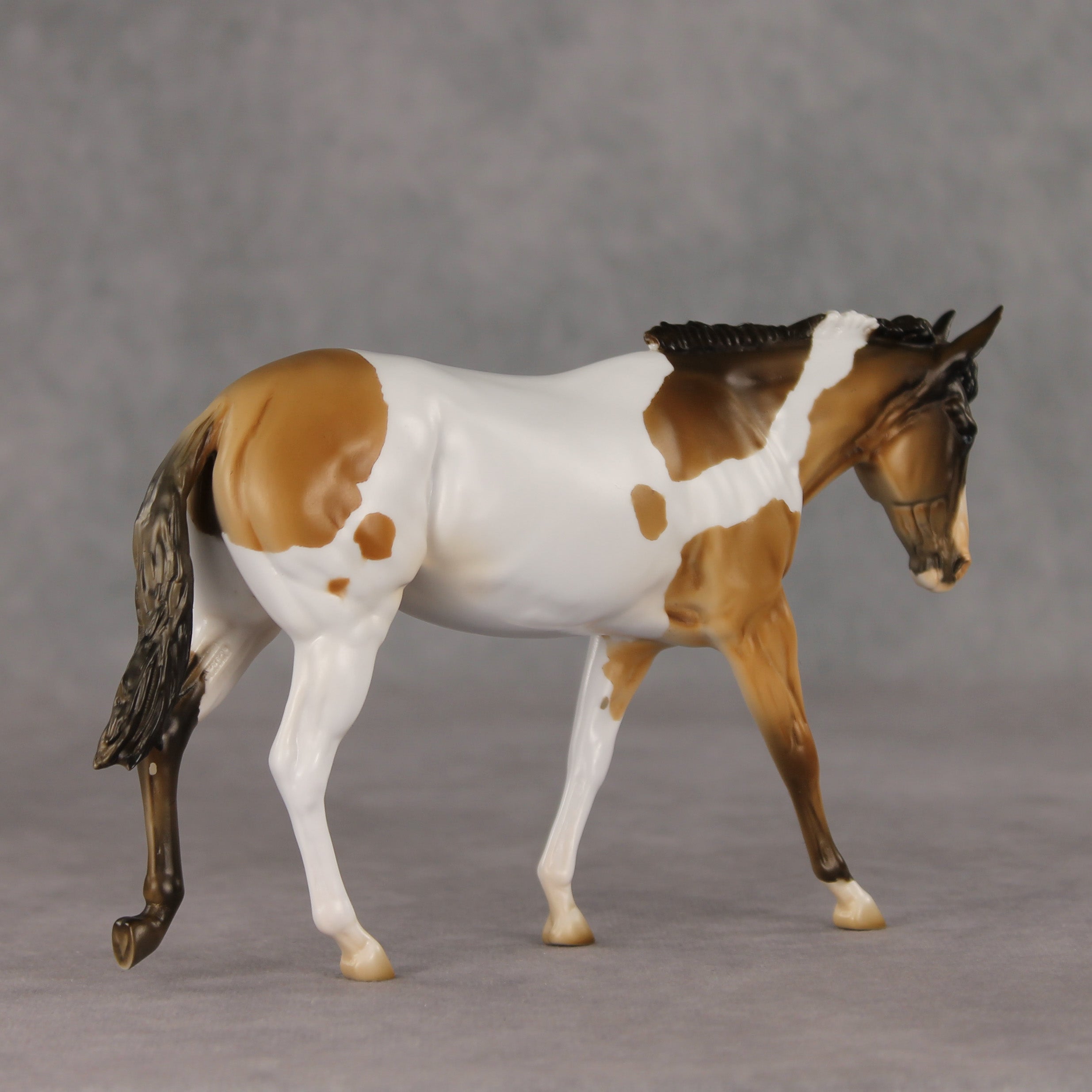 Pot Pie OOAK FCM Pebble Mule by Stephanie Blaylock & The Stone Horses Team GS26