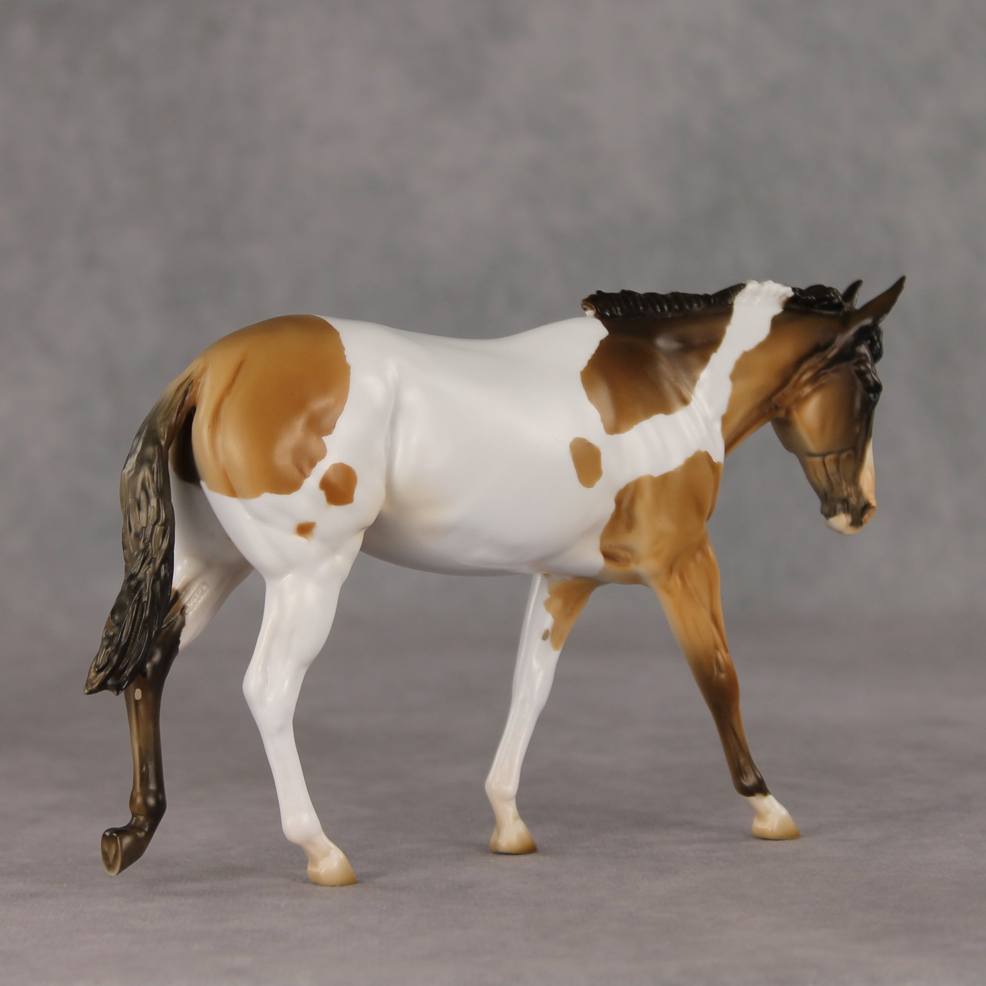Pot Pie OOAK FCM Pebble Mule by Stephanie Blaylock &amp; The Stone Horses Team GS26