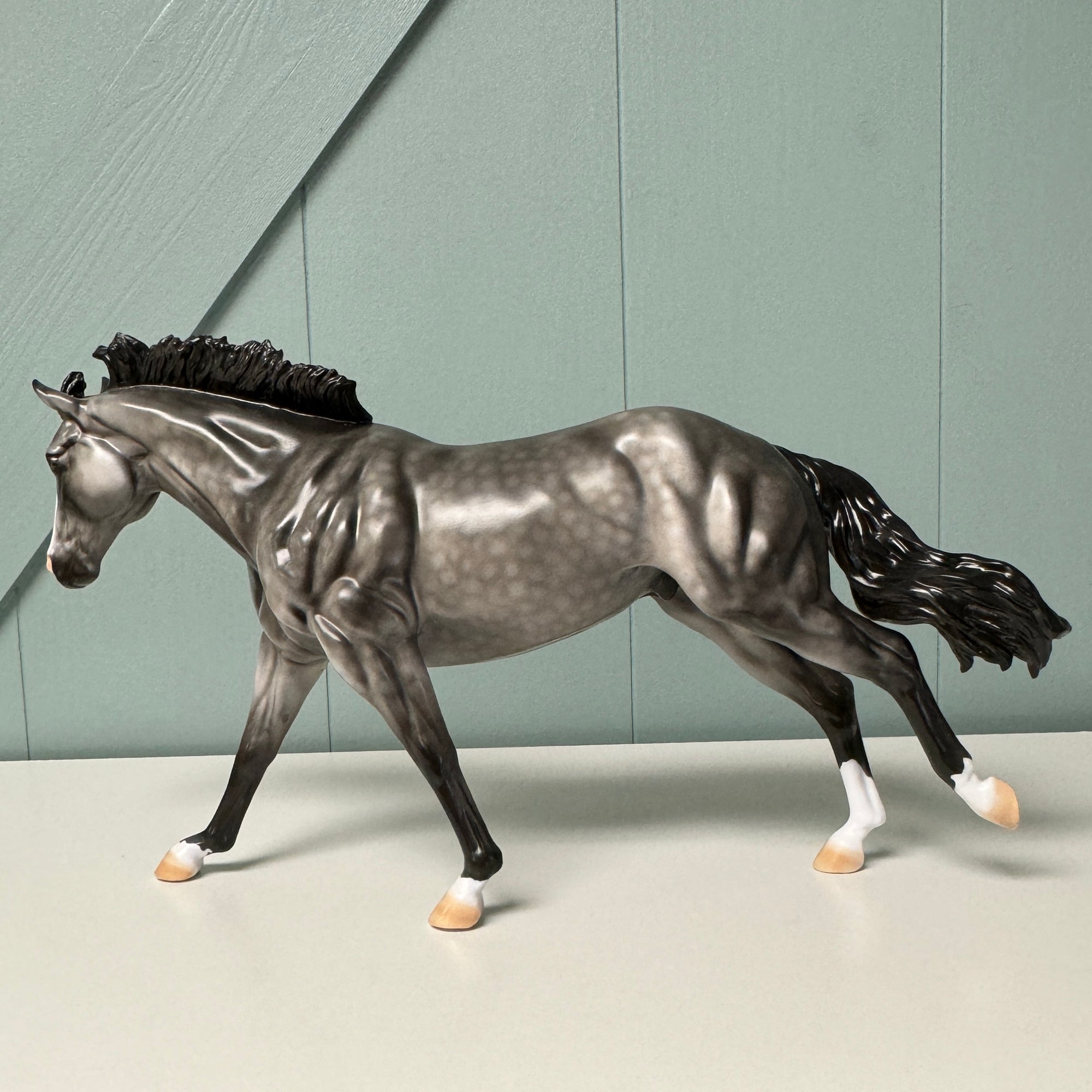 Rush Hour OOAK Dapple Grey Remington By Dawn Quick EQ24