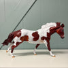 Accelerated Perspective OOAK Dappled Chestnut Tobiano Remington By Dawn Quick EQ24