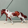 Accelerated Perspective OOAK Dappled Chestnut Tobiano Remington By Dawn Quick EQ24