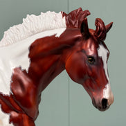 Accelerated Perspective OOAK Dappled Chestnut Tobiano Remington By Dawn Quick EQ24