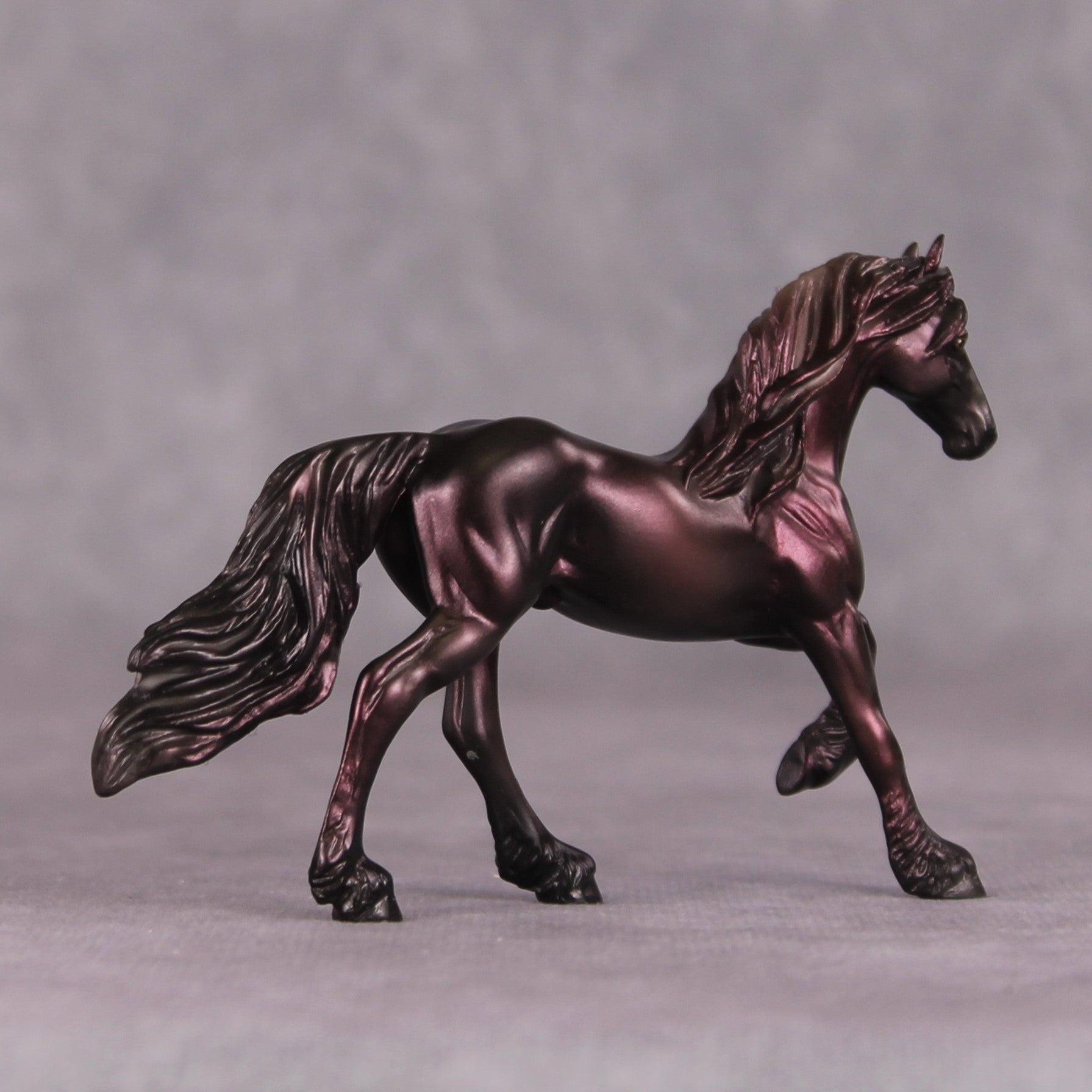 "New Moon" OOAK Friesian Chip By Kike Duarte SHCF25OS
