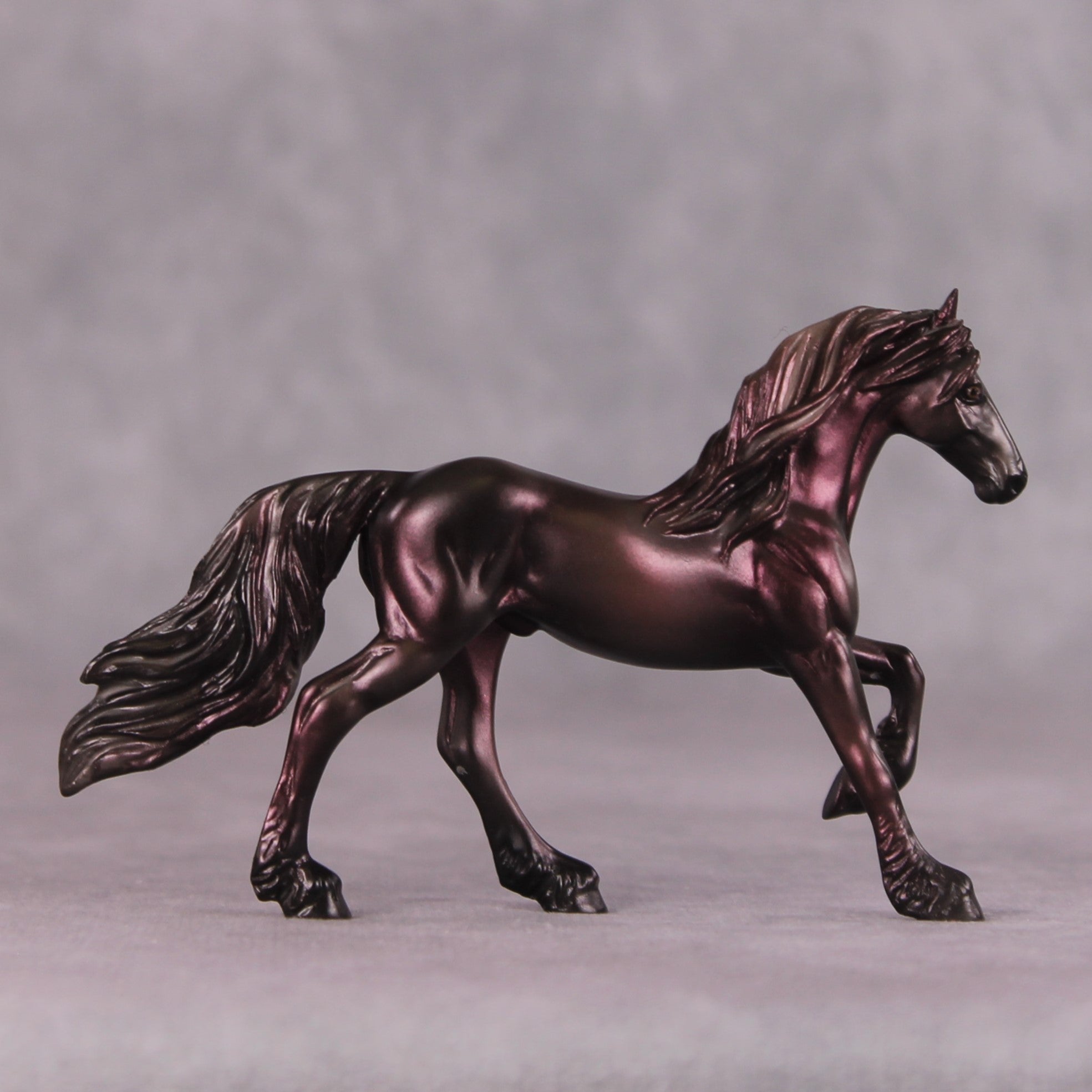 "New Moon" OOAK Friesian Chip By Kike Duarte SHCF25OS