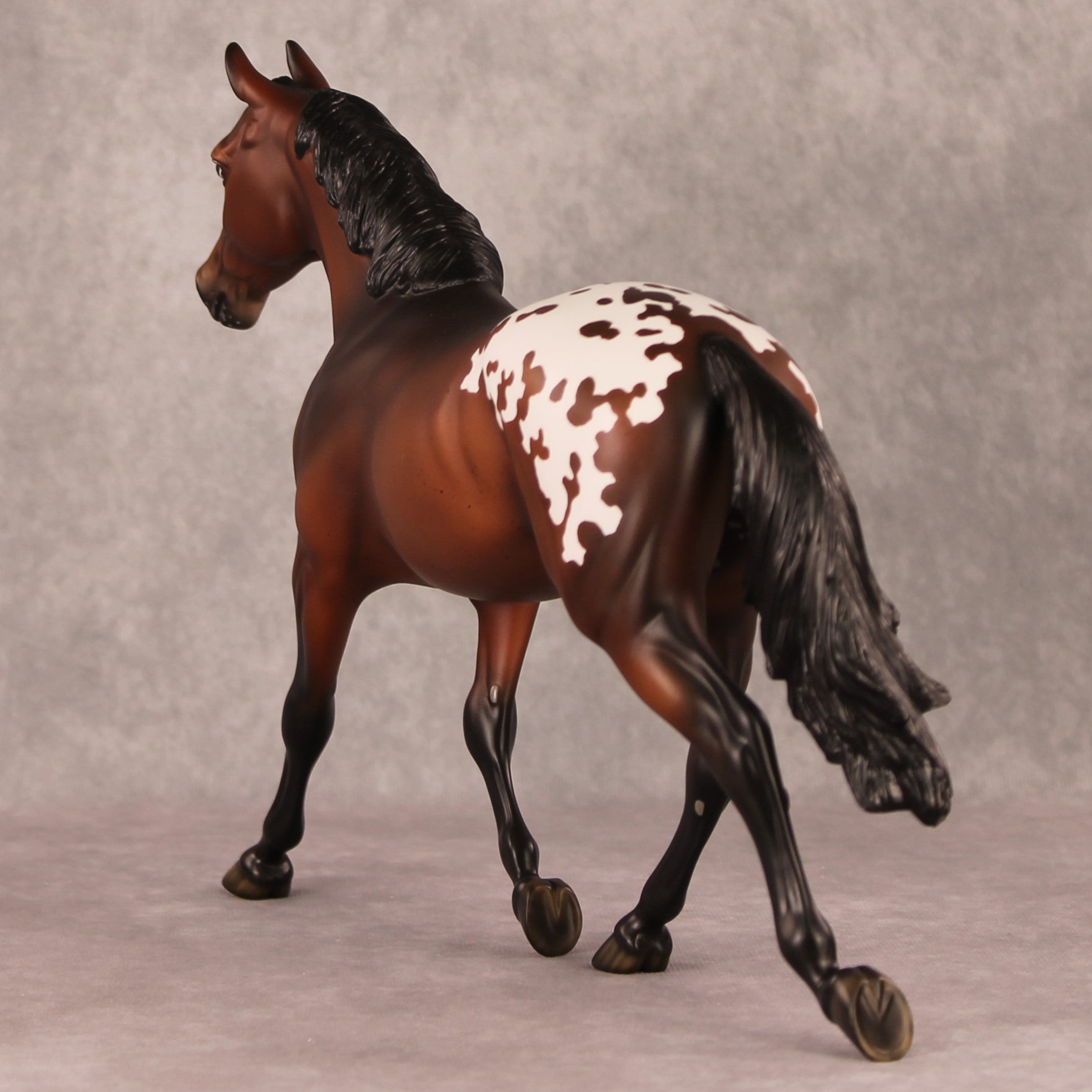 Candle In The Window OOAK Bay Appaloosa Custom Palouse By Ellen Robbins HS24