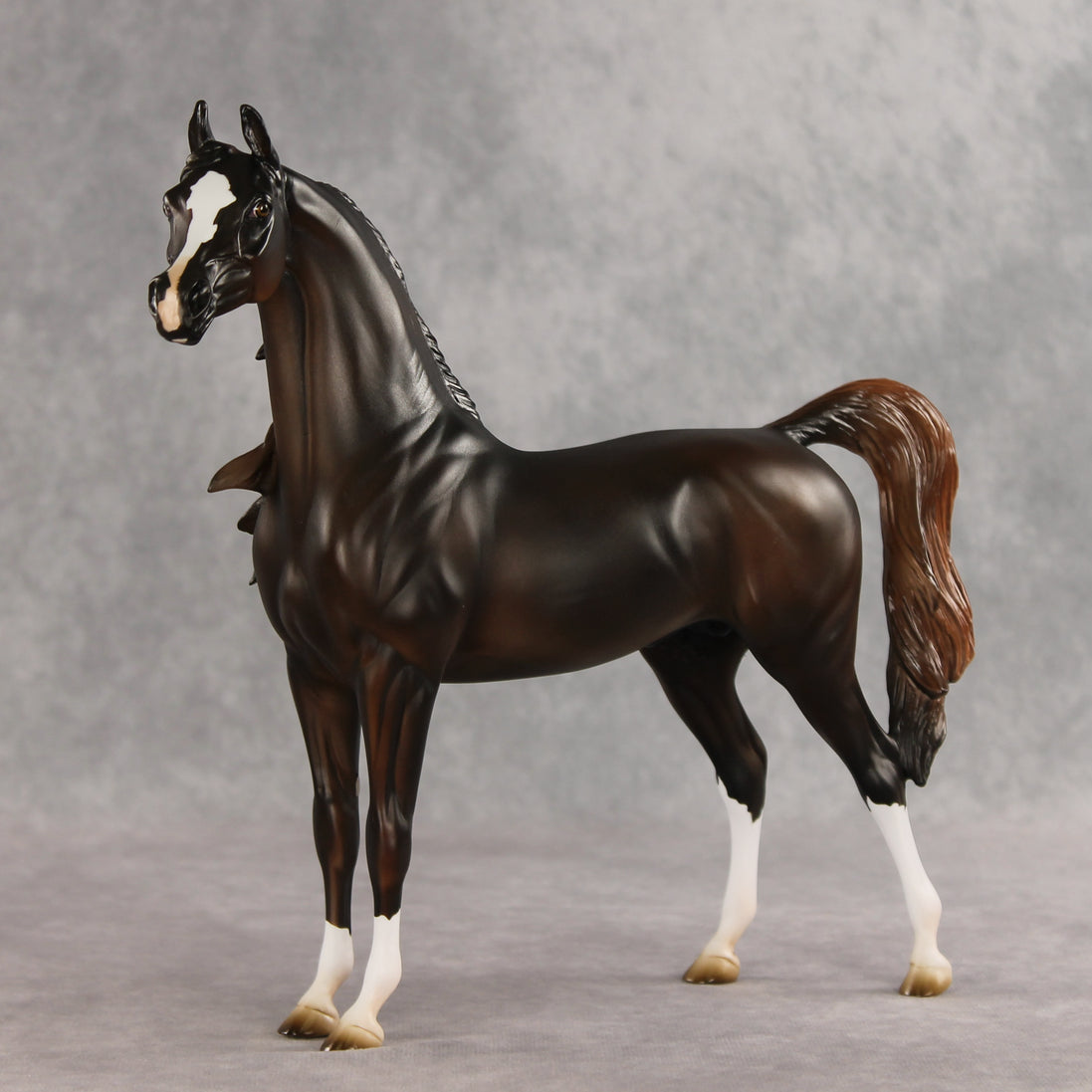 Charmmed by Chocolate OOAK FCM Arabian Stallion by Stephanie Blaylock & Matt Samuels GS26
