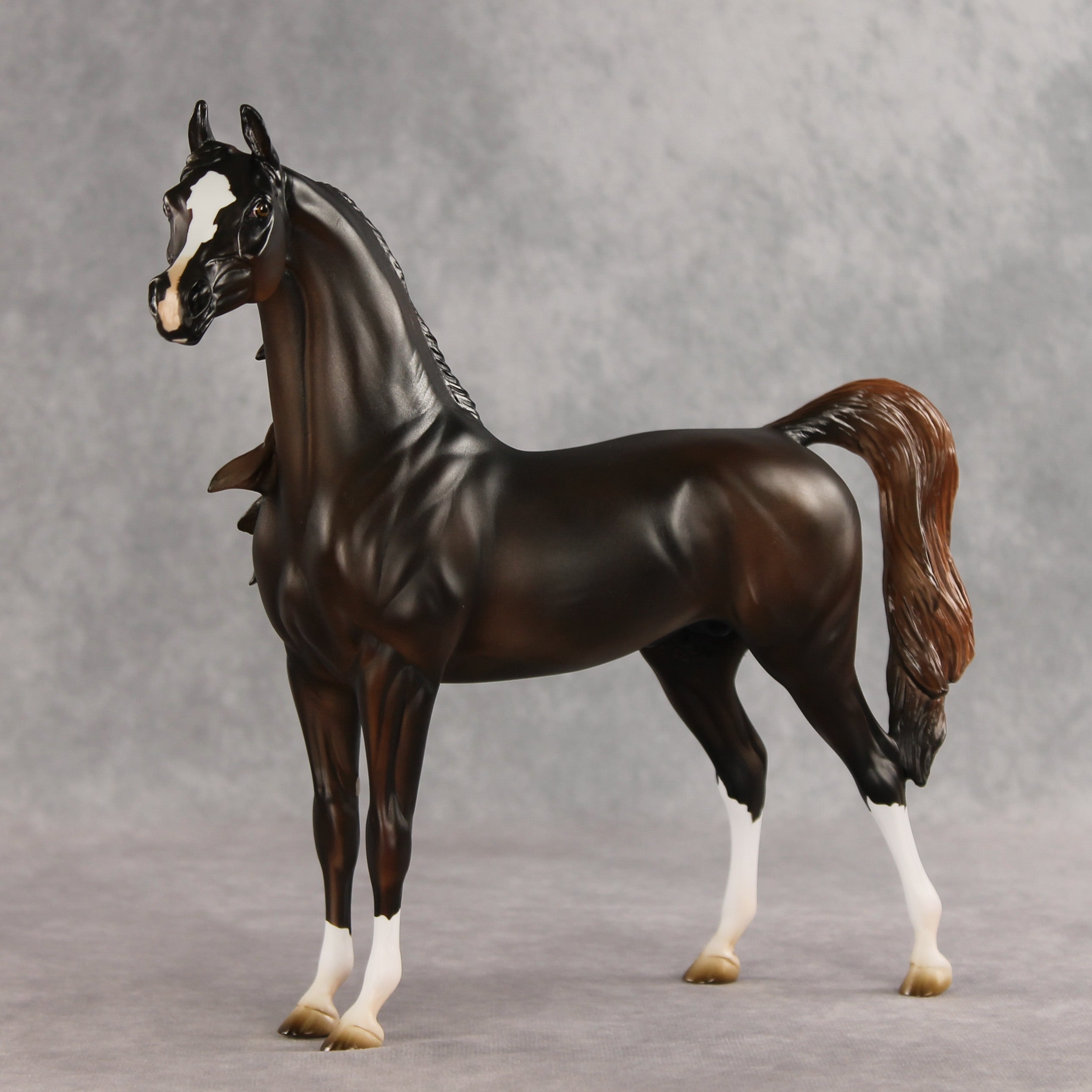 Charmmed by Chocolate OOAK FCM Arabian Stallion by Stephanie Blaylock & Matt Samuels GS26