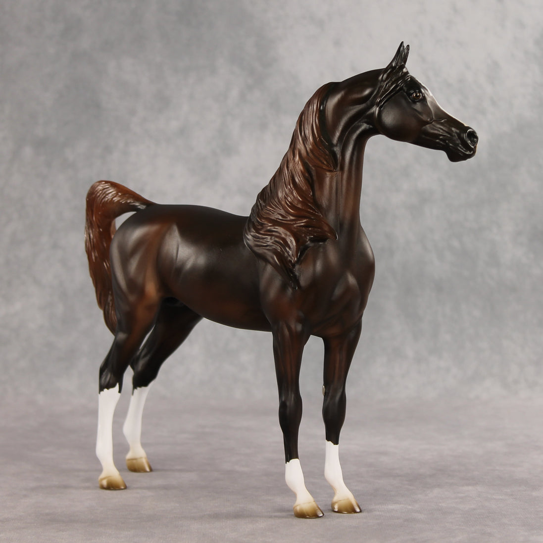 Charmmed by Chocolate OOAK FCM Arabian Stallion by Stephanie Blaylock & Matt Samuels GS26