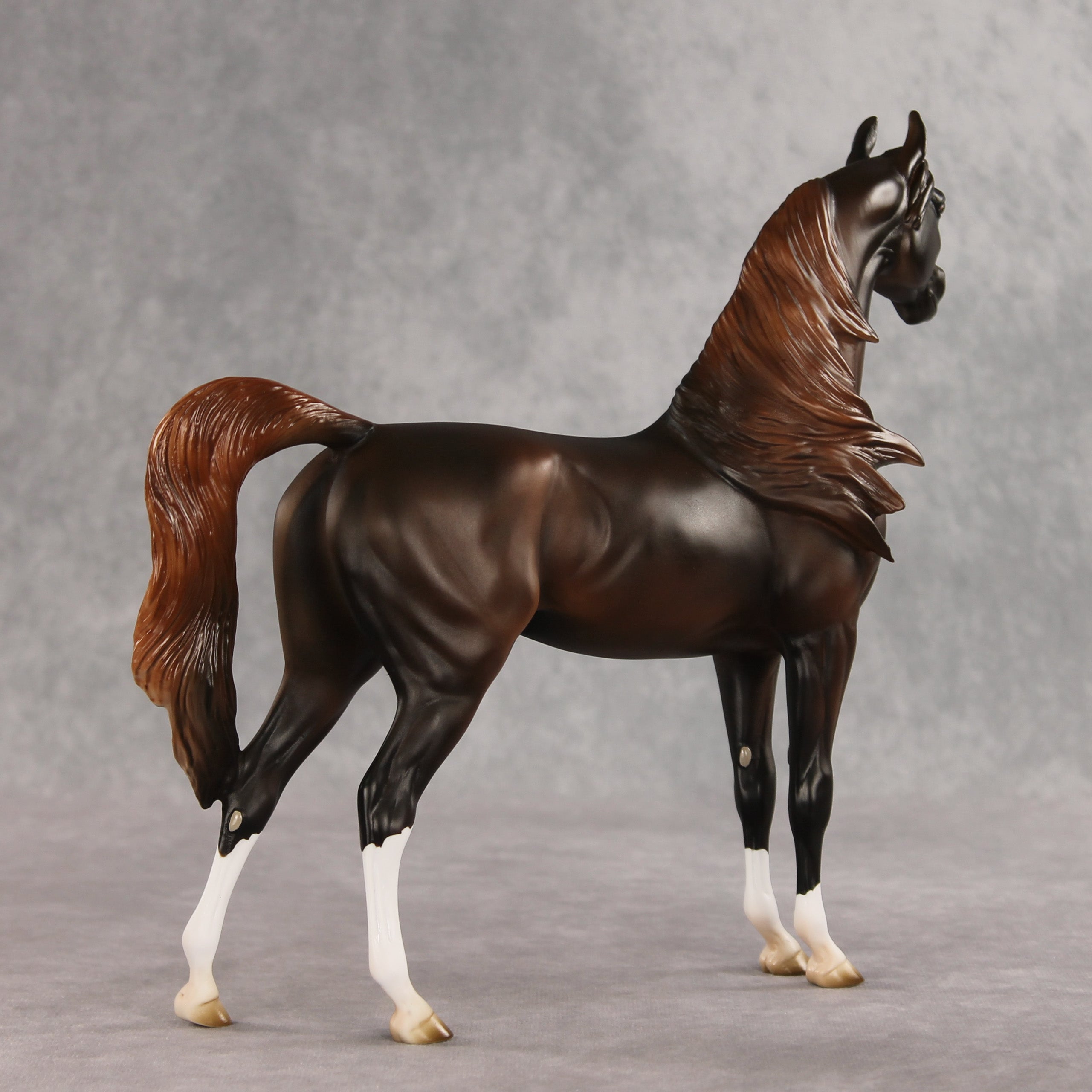 Charmmed by Chocolate OOAK FCM Arabian Stallion by Stephanie Blaylock & Matt Samuels GS26
